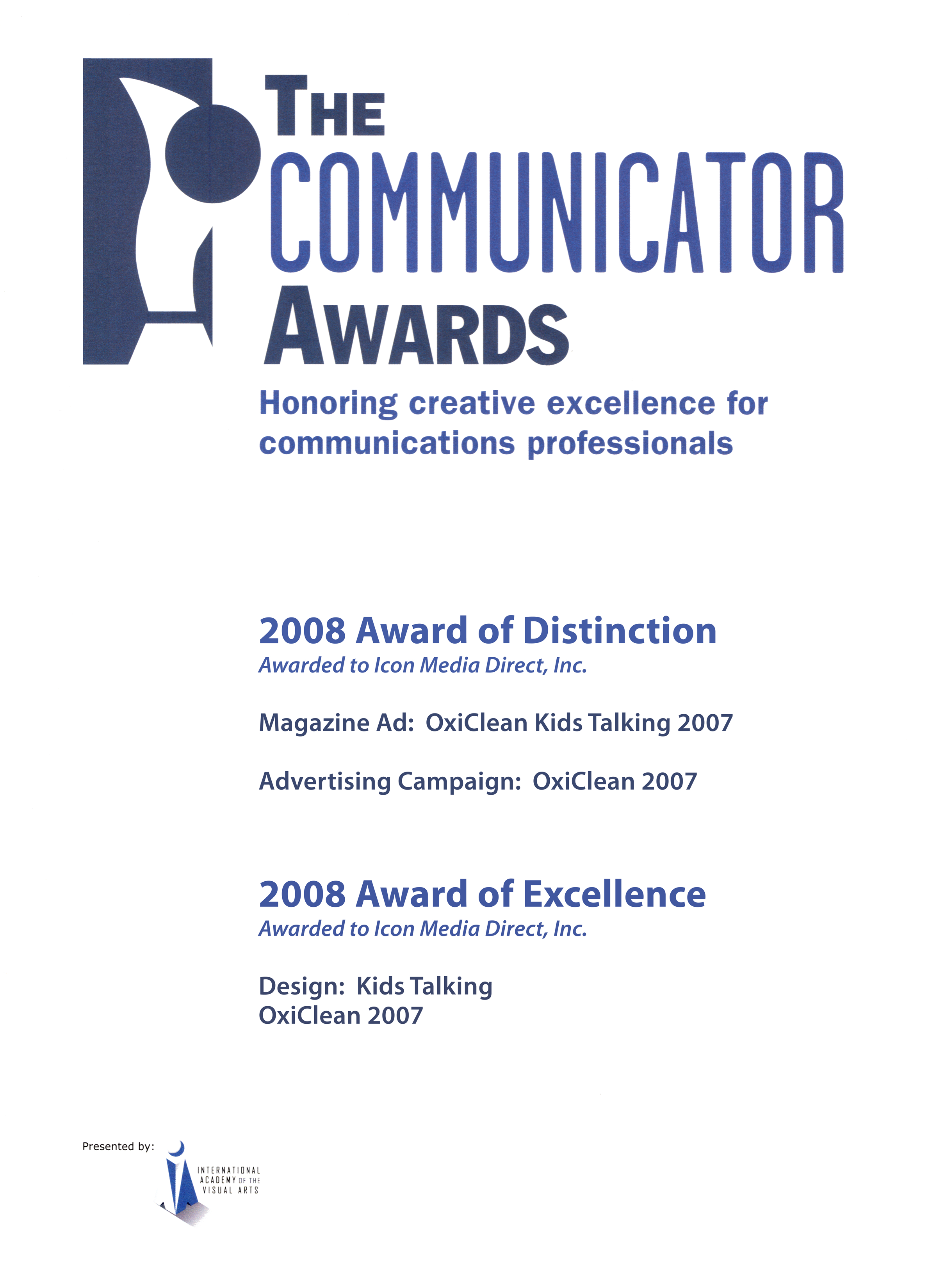 Awards Icon Media Direct